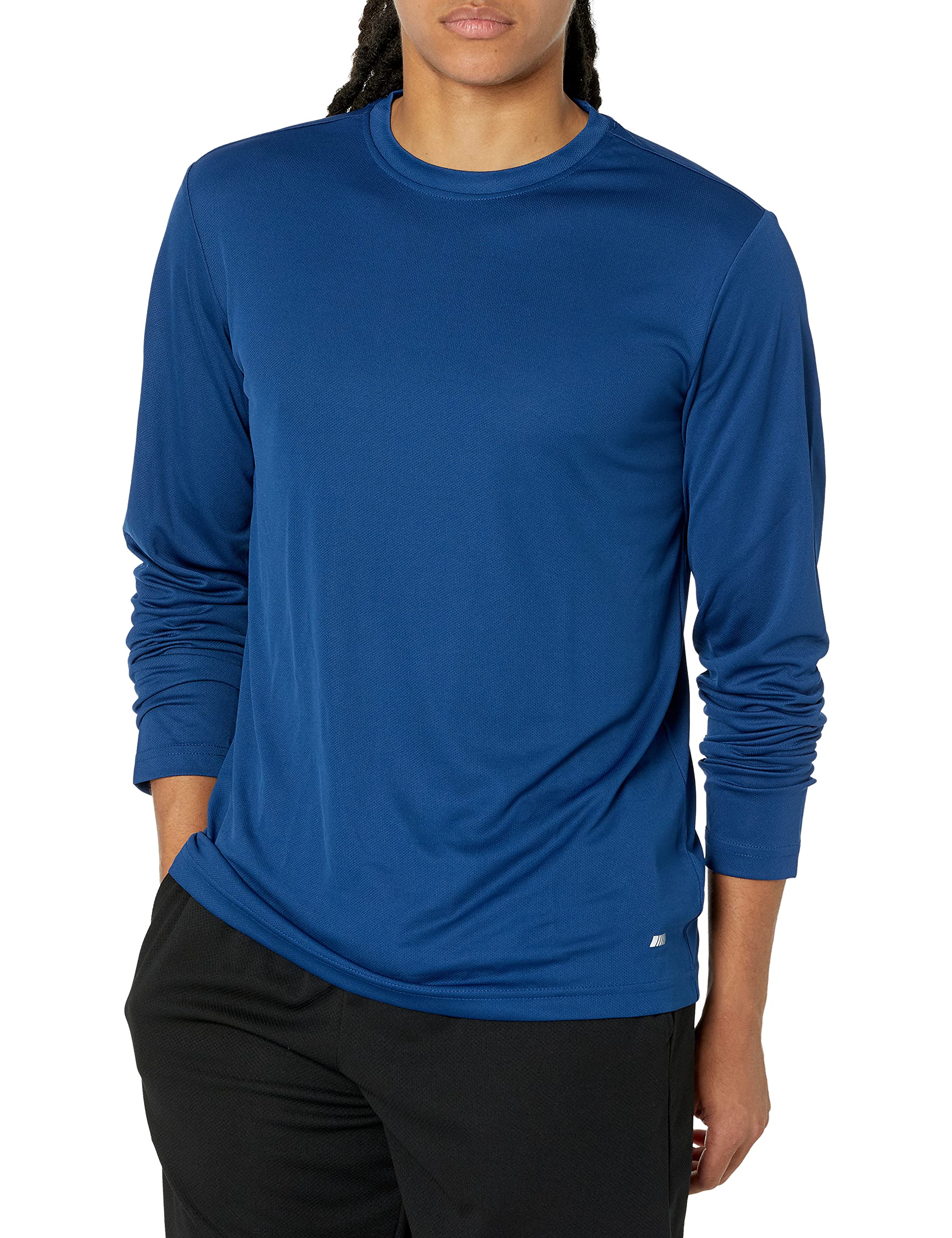 Men's Long Sleeve Performance Tech Workout Crew Neck T-Shirt