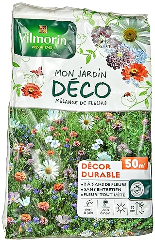 Vilmorin 5867150 Pack de Graines Mélange de Fleurs Durable Pluriannuel