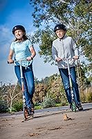 Vista 4 de Razor A5 Lux Kick Scooter for Kids Ages 8+ - 8" Urethane Wheels, Anodized Finish Featuring Bold Colors and Graphics, for Riders up to 220 lbs