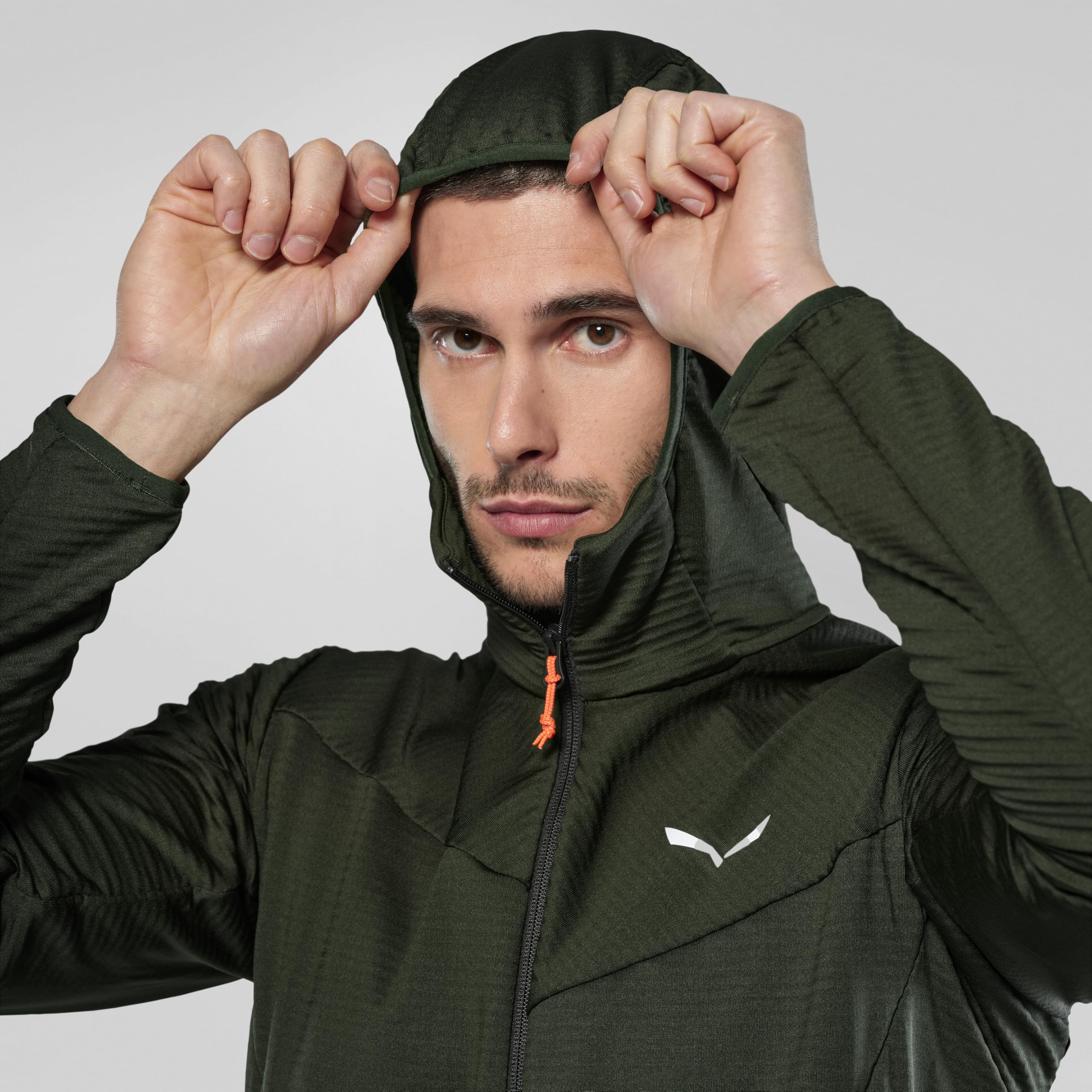 Salewa Puez Altavia Pl Hd Jacket M, ciemnooliwkowa, XL