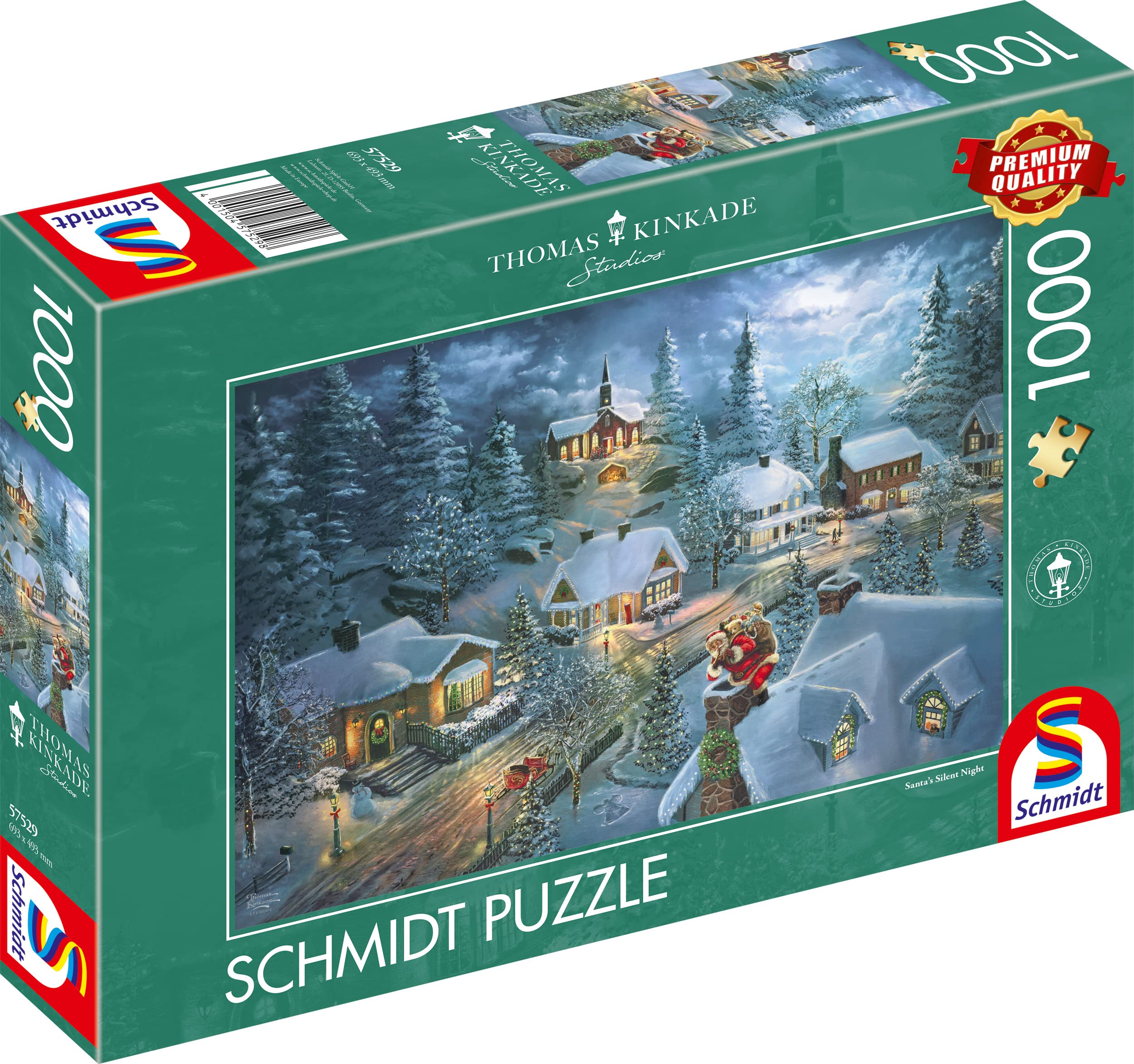 Schmidt-Spiele-59676 Thomas Kinkade, Spirit, la Naissance de Jésus Schmidt-Spiele-59676 Thomas Kinkade, Spirit, la Naissance de Jésus