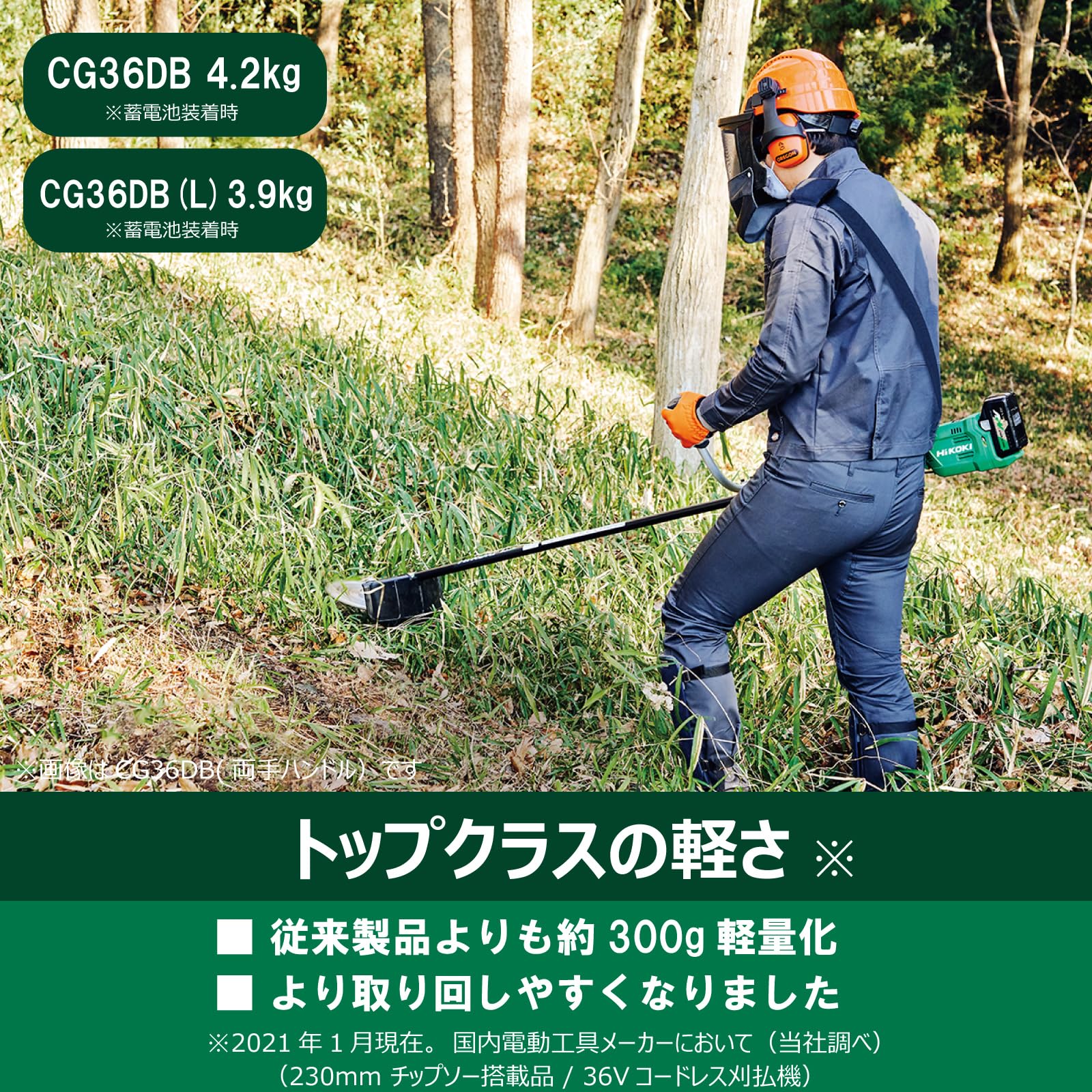 Amazon | HiKOKI(ハイコーキ) 36V コードレス刈払機 刈刃径230mm 