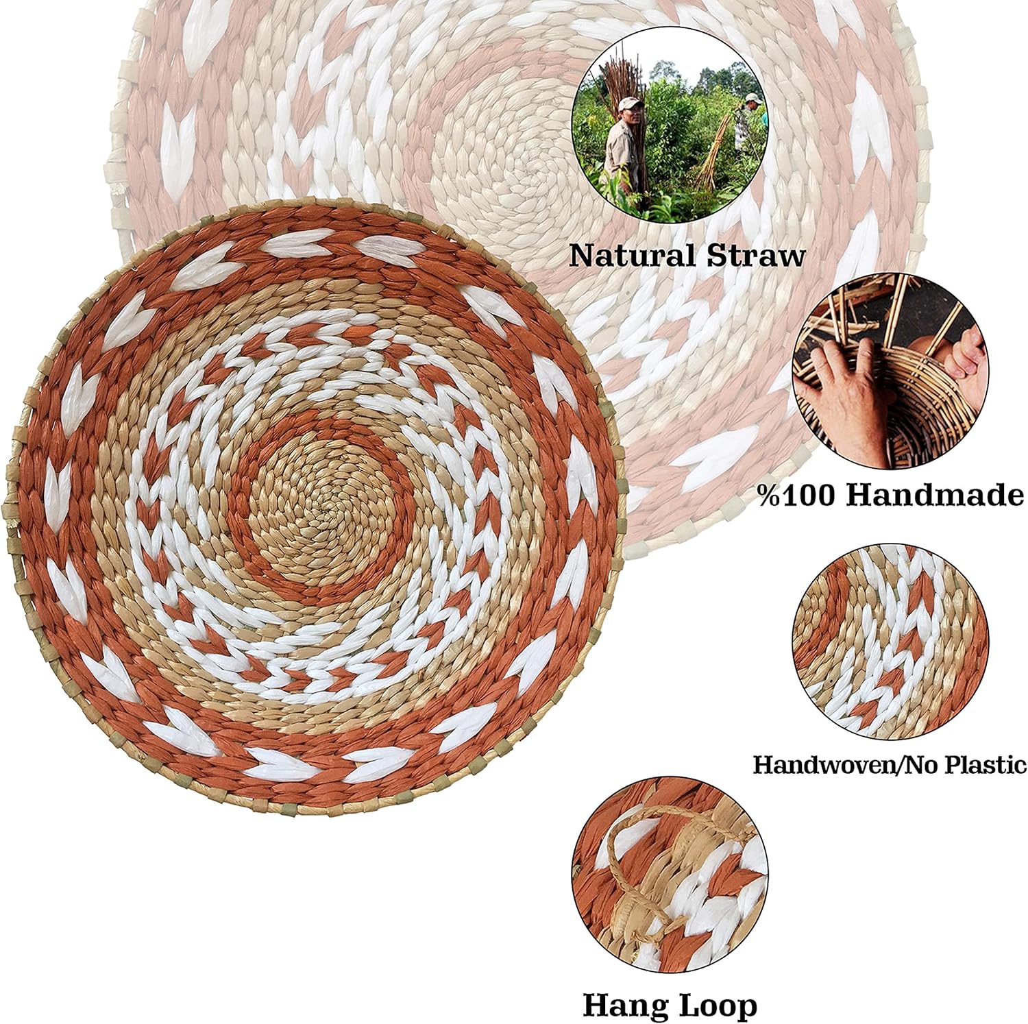 Woven Wall Basket Decor