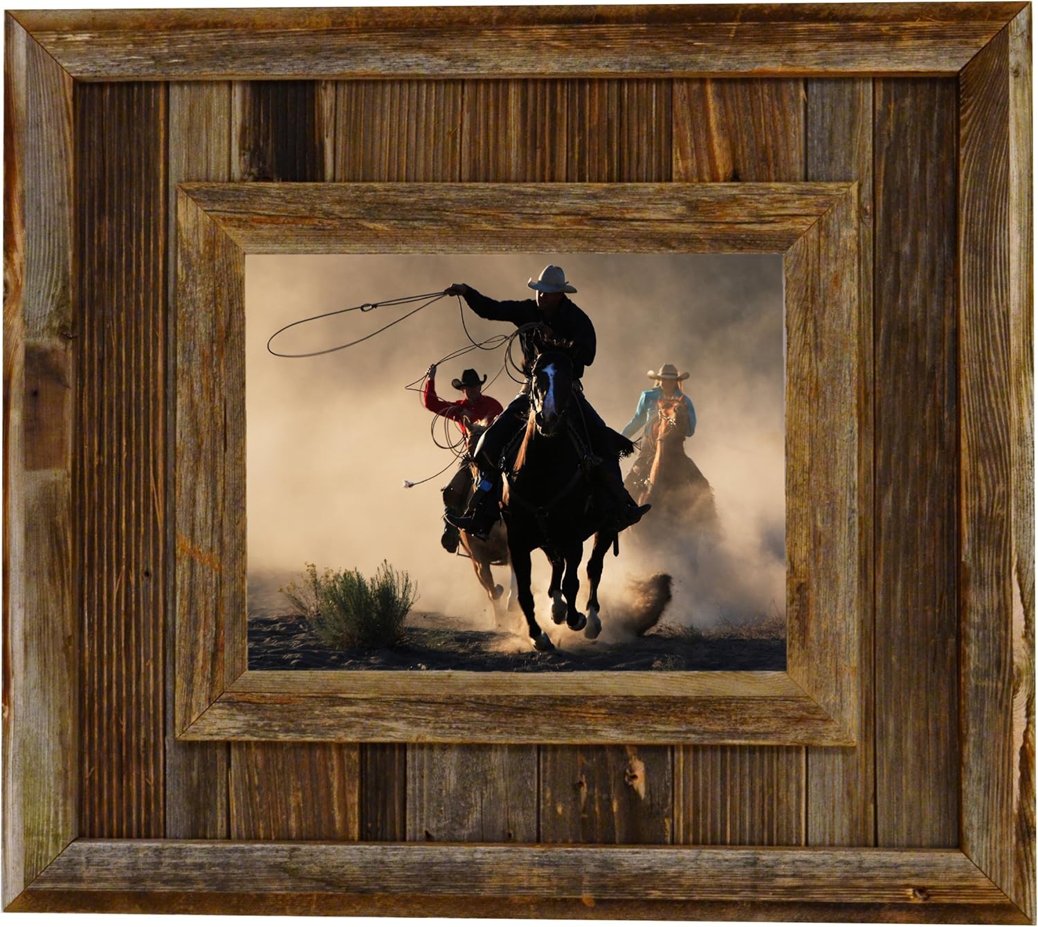 My Barnwood Frames - Durango Reclaimed Barnwood 8x10 Picture Frame