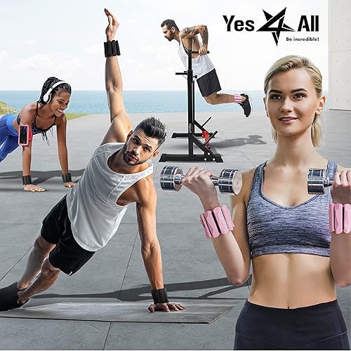 Miniatura 6 de Yes4All Anillo de potencia de 10 libras, anillo de peso, círculo pesado, pesas rusas para ejercicio de yoga, aeróbicos, fitness en casa,