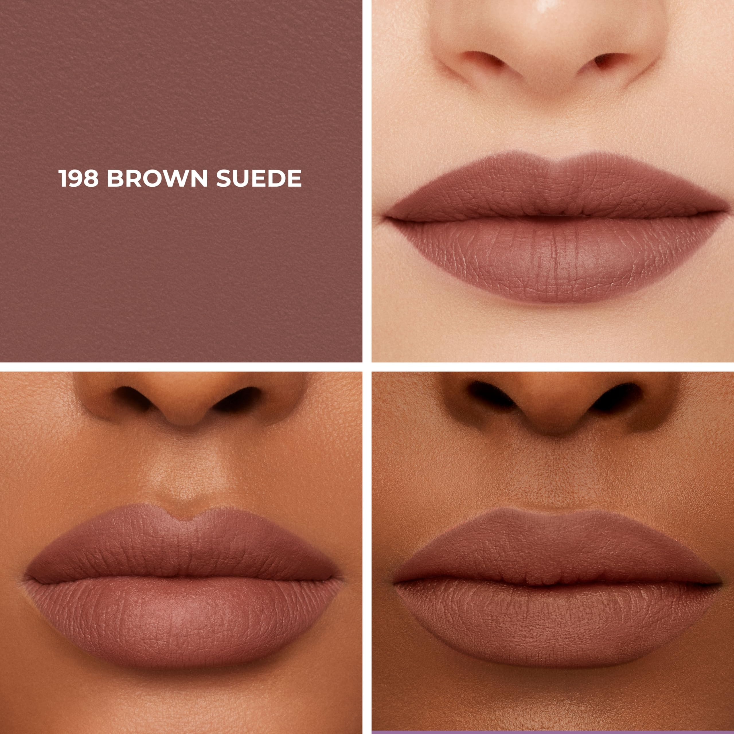 Caviar Smoothing Matte pomadka do ust – 198 Brown Suede – 3,4 g