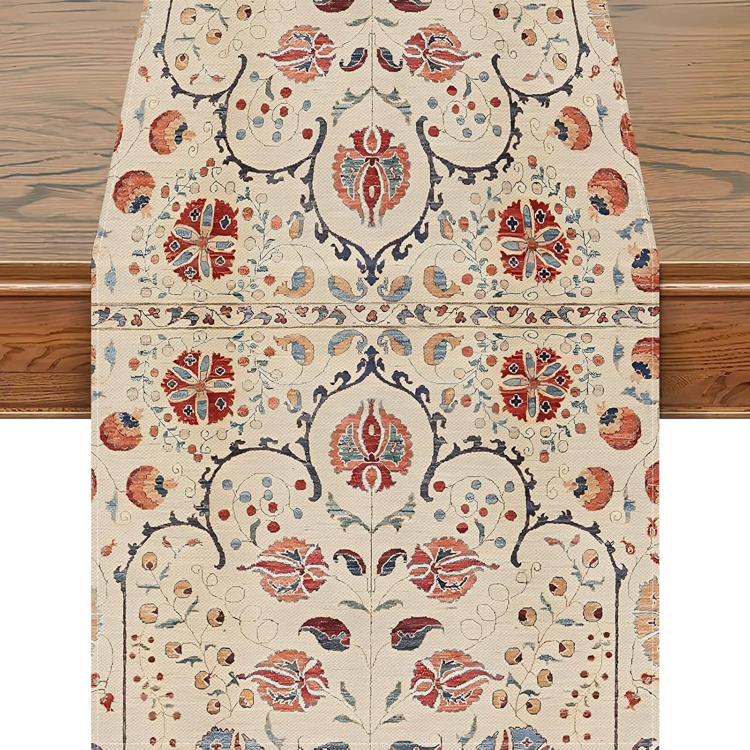 Snycler Boho Persian Turkish Table Runner Bohemian Table