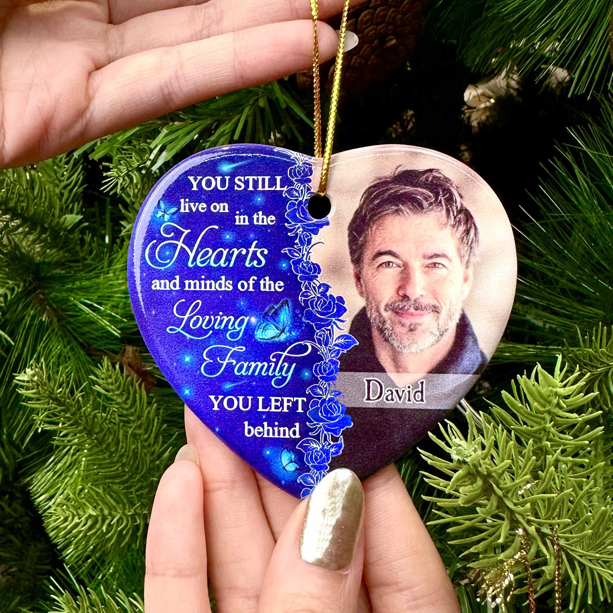 Angel Mom Christmas Memorial Ornaments - Sympathy Gifts For Men