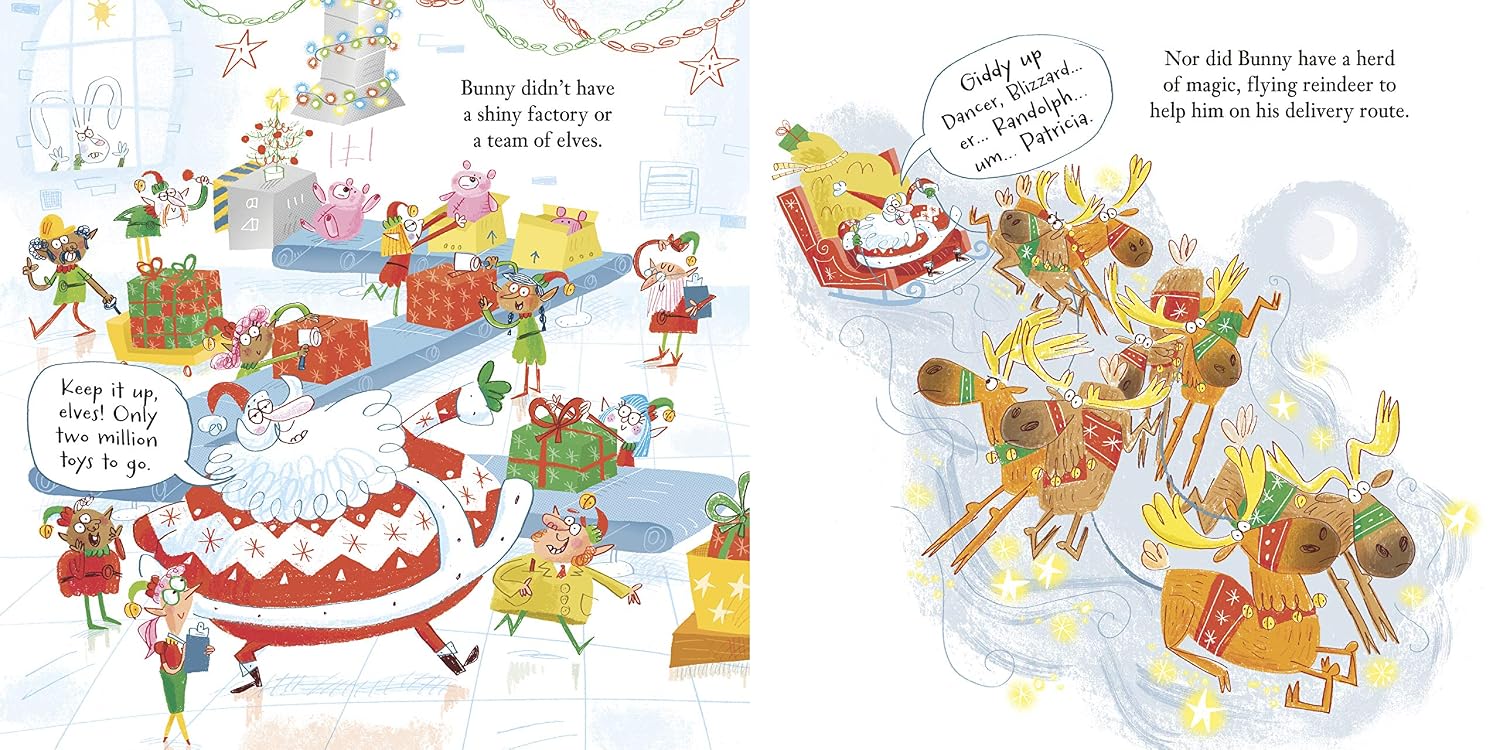 Santa Claus vs. the Easter Bunny: A Laugh-Out-Loud Funny Easter Book for Kids      Hardcover – Picture Book, October 1, 2019