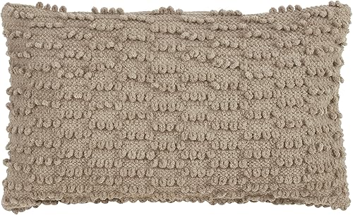 SARO LIFESTYLE Almohada Nubby con relleno de plumón