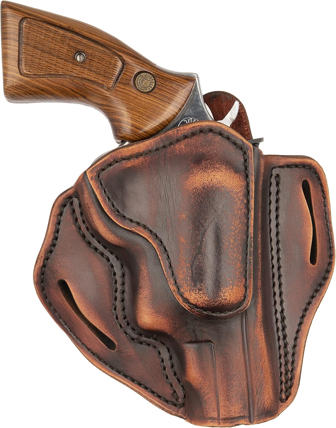 1791 GUNLEATHER Taurus Judge Holster - OWB Leather Revolver Holster for Z Frame Pistols - Right Handed - Fits S&W Governor, Taurus Judge (2.5" Cyl) and Taurus Public Defender