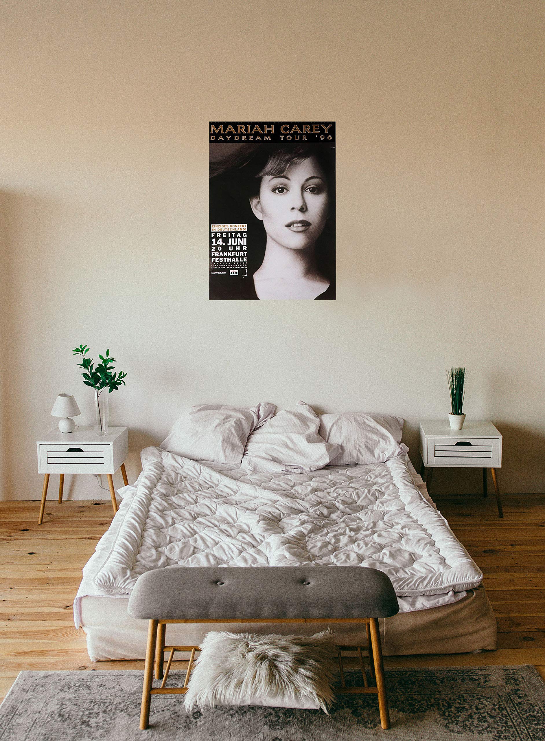 TheConcertPoster Premium Poster/Plakat | DIN A1 | Wanddeko | Live Konzert Veranstaltung » Mariah Carey - Daydream, Frankfurt 1996 «