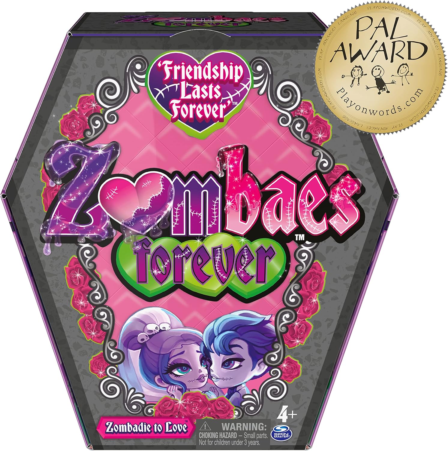 Zombaes Forever, Zombadie to Love Deluxe Zombie Dolls Set with 2 Exclusive 3.5-inch Figures, Pet & Accessory, Girls Gifts, Kids Toys for Girls