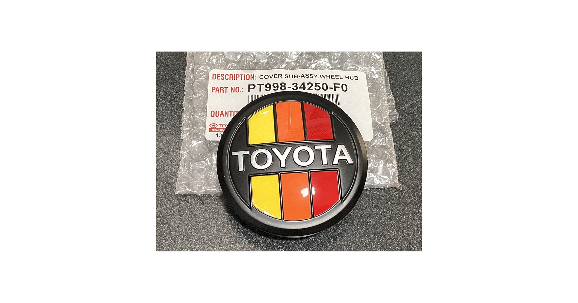 MI・TA・RI Amazon.com: Toyota TRD Tri-Color Wheel Hub Center Cap, 84mm