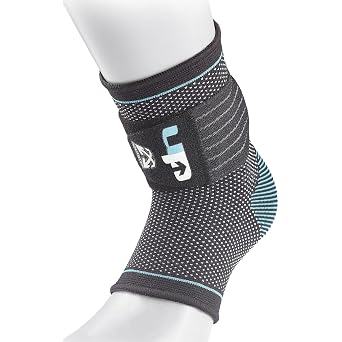 UPD Ultimate Performance Advanced Ultimate Compression Achilles Gel Support, S/M, Black/Blue