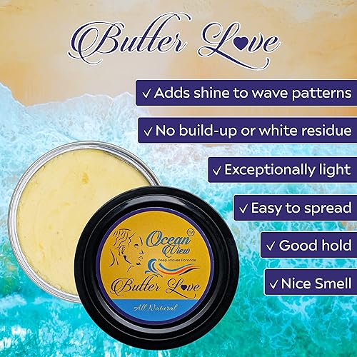 Miniatura 3 de OCEAN VIEW DEEP WAVES POMADE Medium Bristle Wave Brush + 360 Wave Grease