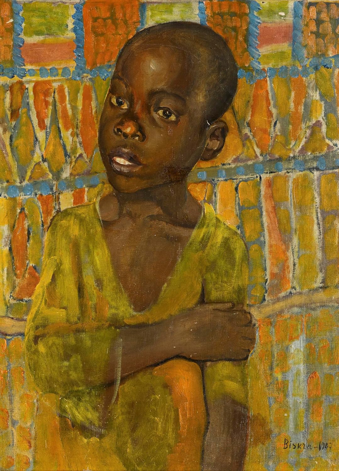 Young African Lady Rice Paper, 11.5 x 16 inch (1pc) - Mulberry Paper for Decoupage Furniture Print Crafts