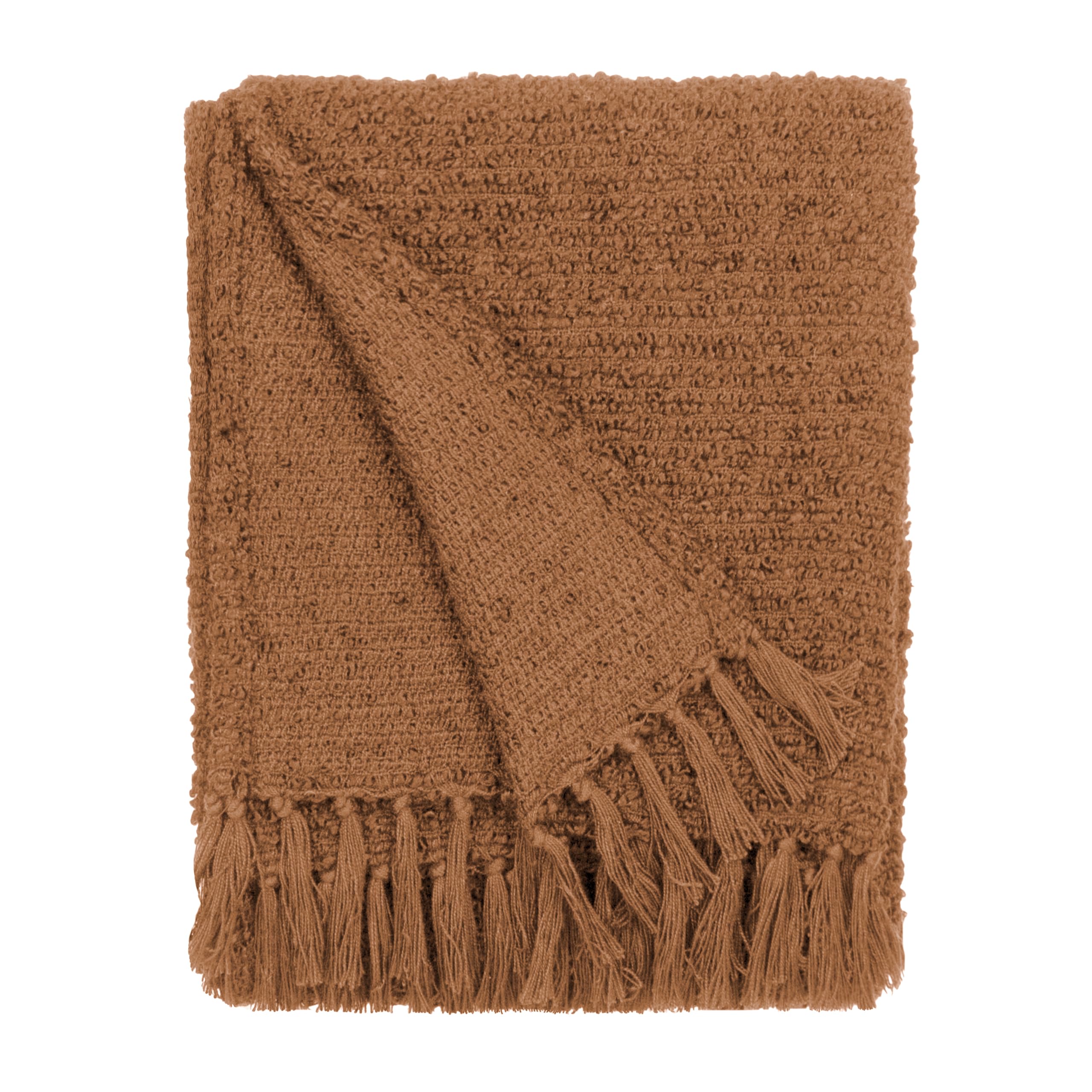 Yard Candar Boucle Throw - Textured - Earthy Tones