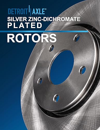 Miniatura 2 de Detroit Axle - Kit de freno delantero para Chevrolet Equinox Pontiac Torrent Suzuki XL-7, 08-10 Saturn Vue, 12-15 Captiva Sport Reemplazo 2008 2009