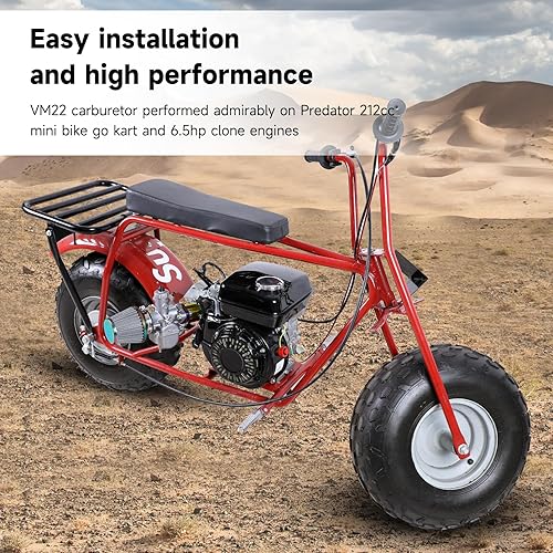 Miniatura 17 de FVRITO Carburador VM22 de 1.024 in para Predator 212 cc 196cc Coleman CT200U CT200U-EX BT200X KT196 Mini Bike Go Kart Baja Warrior MB200 6.5hp GX160