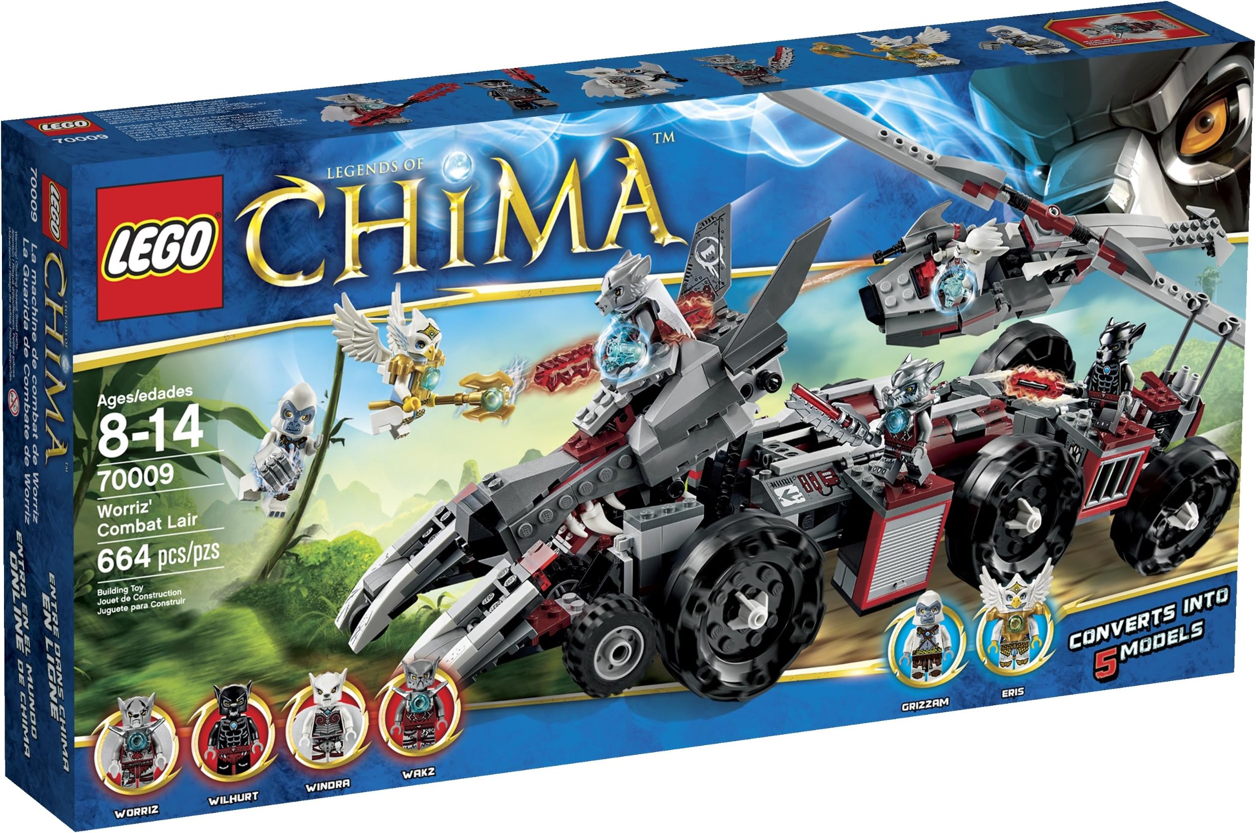 Chima 70009 Worriz Combat Lair