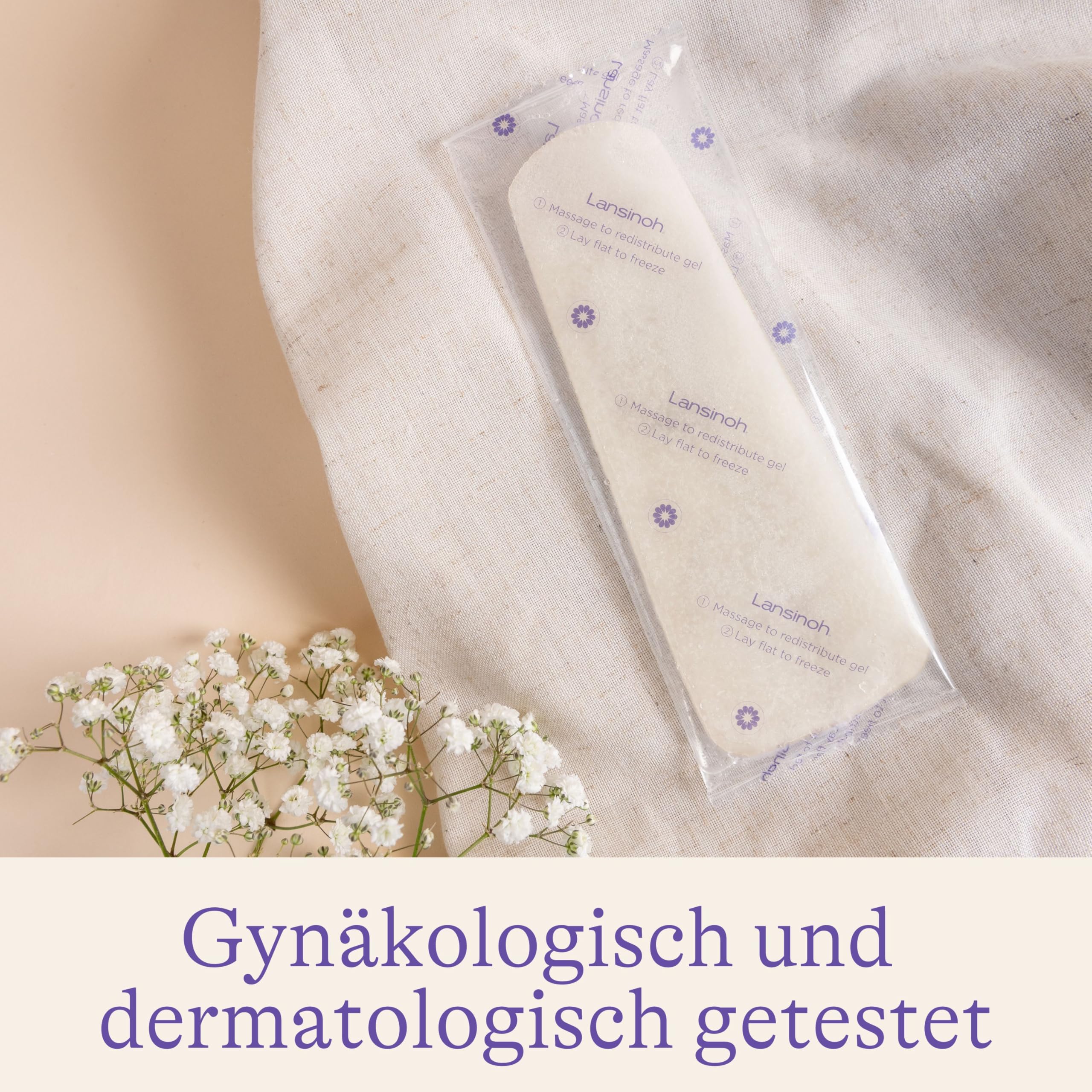 Lansinoh Intimpad Cool & Care​ - maximaler Kühlkomfort & Pflege im Wochenbett - feuchtigkeitsspendendene Gel-Pads mit Bio Aloe Vera und Hamamelis - 8 Stück