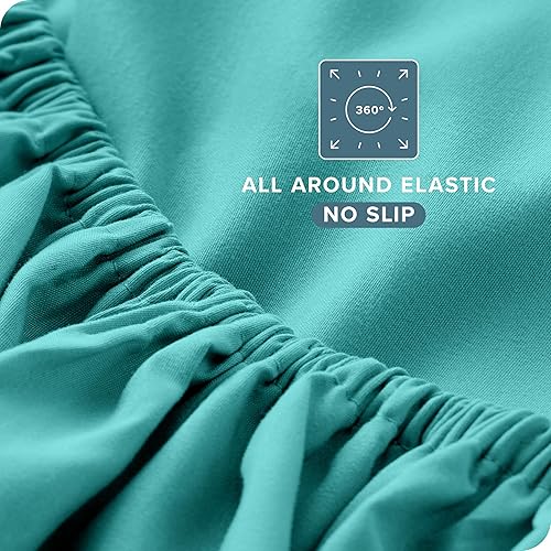 Miniatura 6 de Bare Home - Juego de sábanas de microfibra ultrasuave de 1800 hilos, doble cepillado, bolsillos profundos, ajuste fácil, extra suave, juego de 3