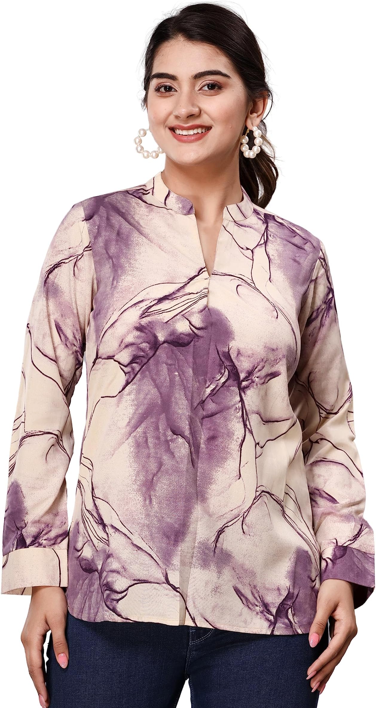 FAB STAR- LOOK GREAT FEEL GREAT. Women's Brown Top.