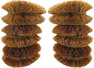SKARBY Pack of 6 Tawashi Vegetable Brushes - Natural Coconut Fiber Scrubber