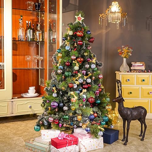 Miniatura 8 de Adorno de Navidad de animales de 9 piezas, juego de adornos de Navidad de pájaros, decoraciones de Navidad de animales, adornos de árbol de Navidad