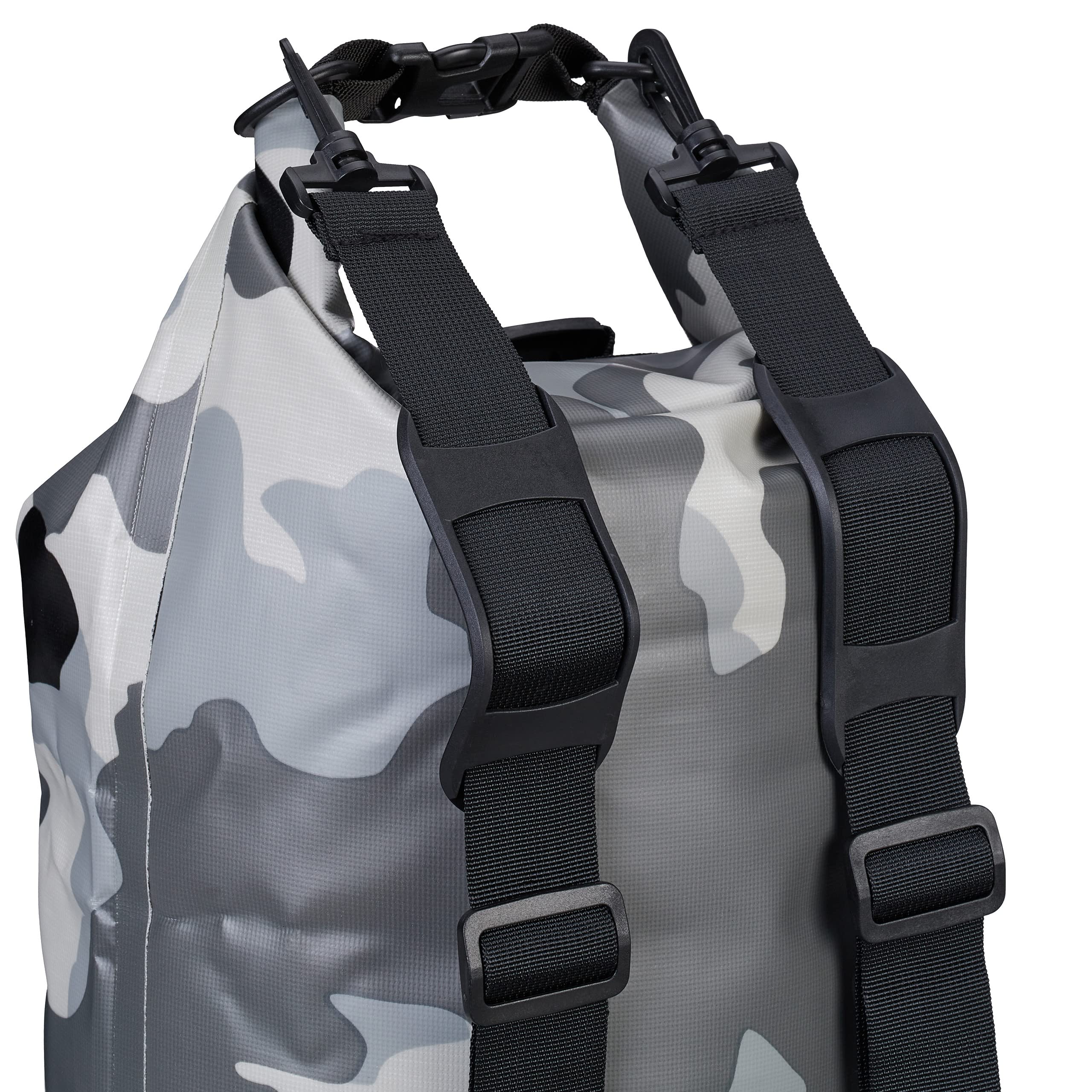 Relaxdays Ocean Pack, 20 l, wodoszczelny, worek do pakowania, lekka torba sucha, żeglarstwo, narty, snowboard, kolor