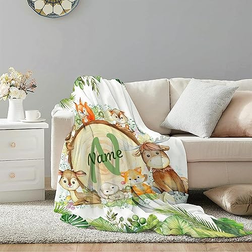 Miniatura 9 de Manta de bebé personalizada con nombre, lindo elefante morado, manta de forro polar personalizada para niñas, niños, baby shower, regalo de