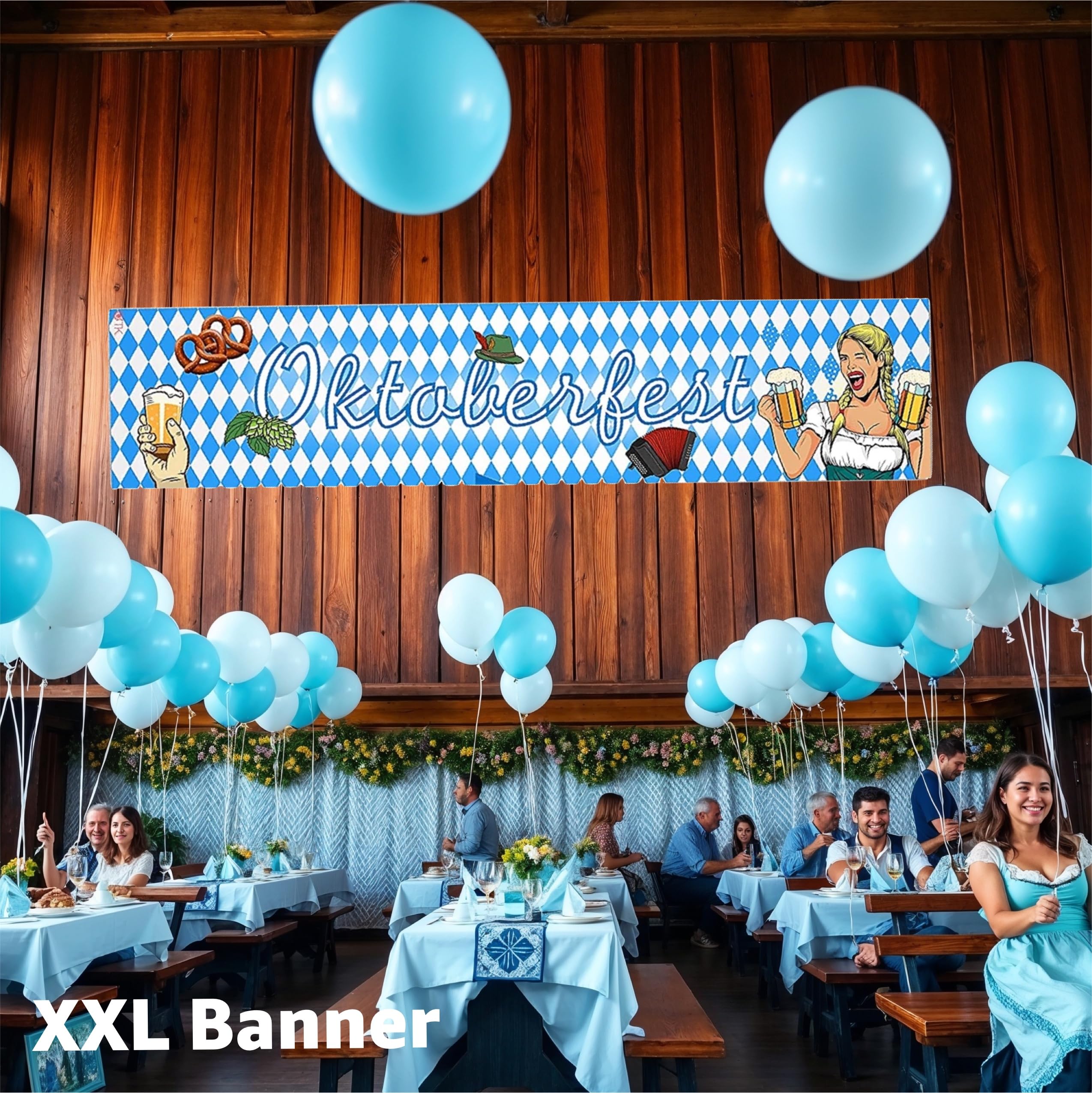 Oktoberfest Homme Toile De Fond Pour Le Festival De La Bière Oktoberfest - Bannière En Accessoires Photobooth