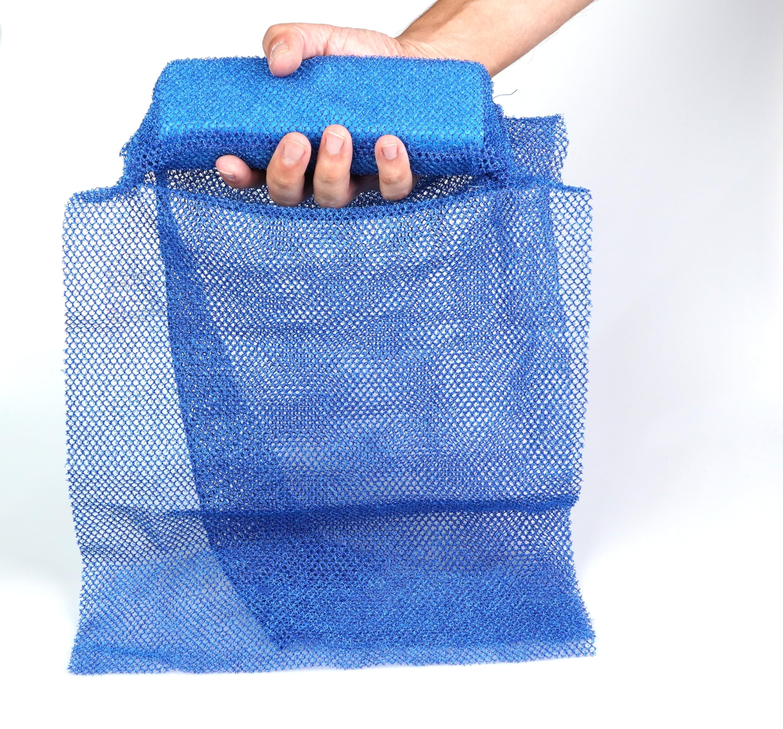 Scrubly African Net Sponge for Deep Exfoliation – Durable Body Scrubber, Exfoliating Washcloth & Loofah Alternative for Smooth Skin & Rich Lather