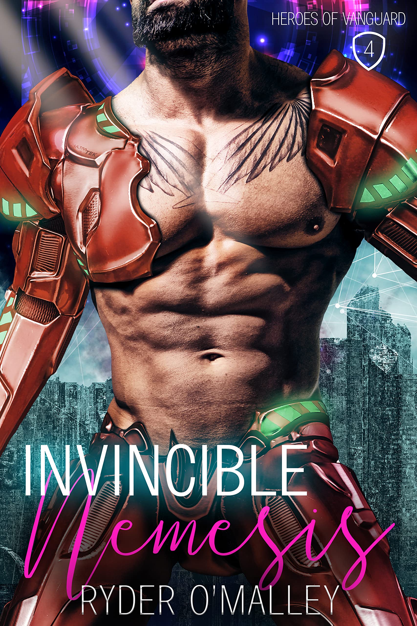 Invincible Nemesis: A Steamy Second Chance MM Superhero Romance (Heroes of Vanguard Book 4)
