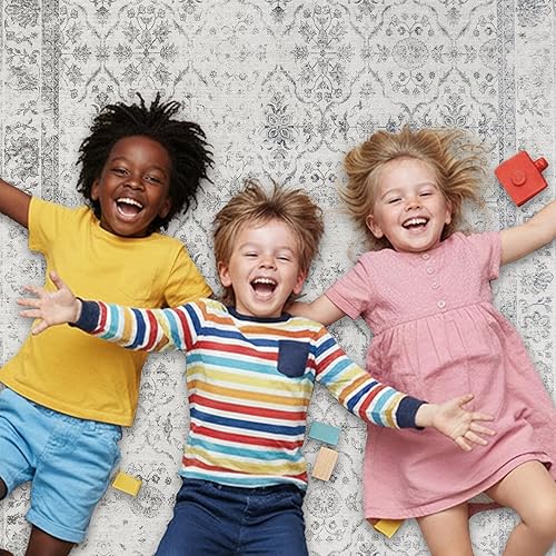 Miniatura 10 de ReaLife - Alfombra ecológica lavable a máquina, resistente a las manchas, sin desprendimientos, antideslizante, apta para familias y mascotas y