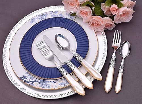 Miniatura 3 de Melodia Brilliant - Juego de cubiertos de 5 piezas (marfil Melodia)