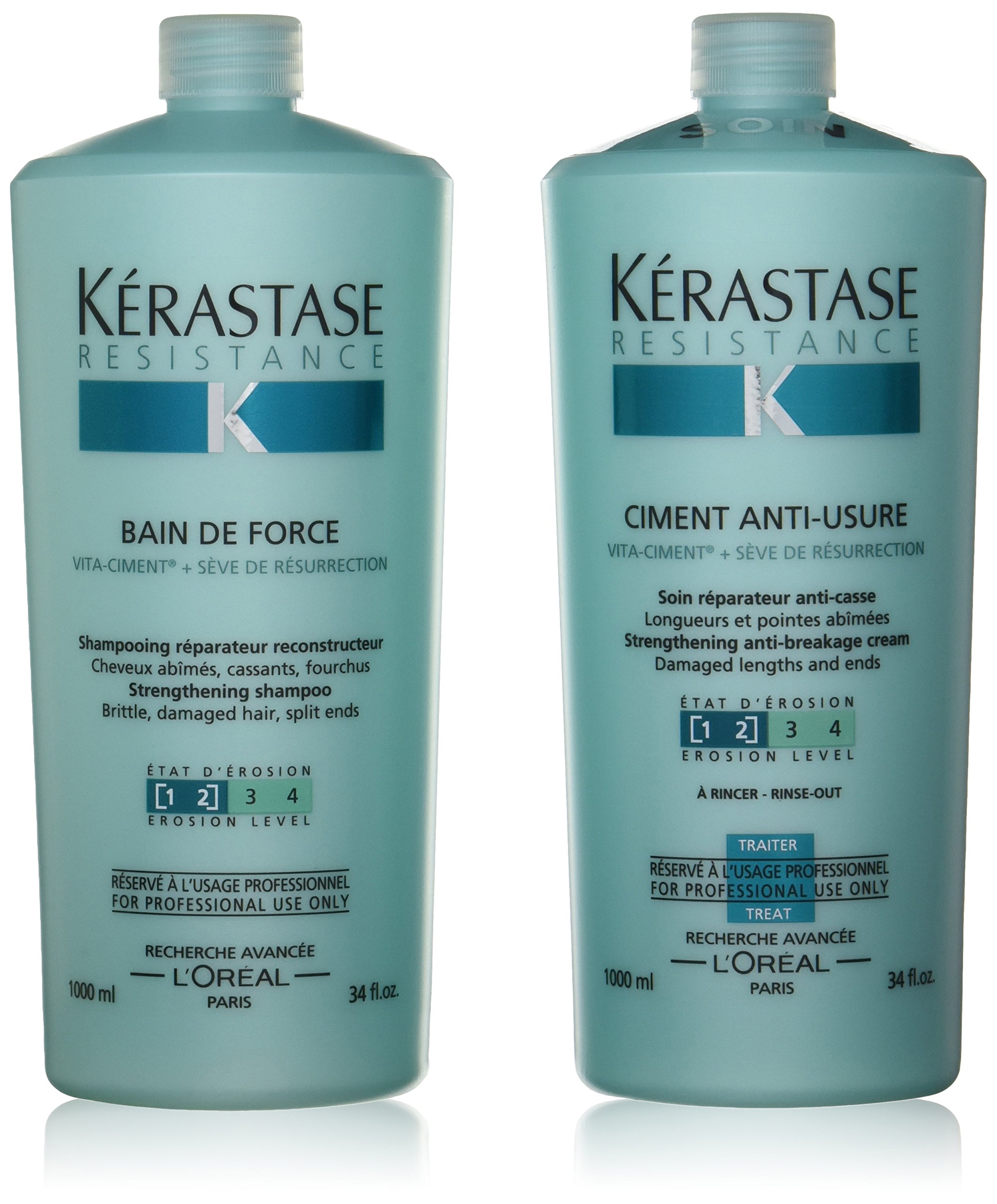 Amazon | ケラスターゼ(KERASTASE) RE(レジスタンス)業務用セット  