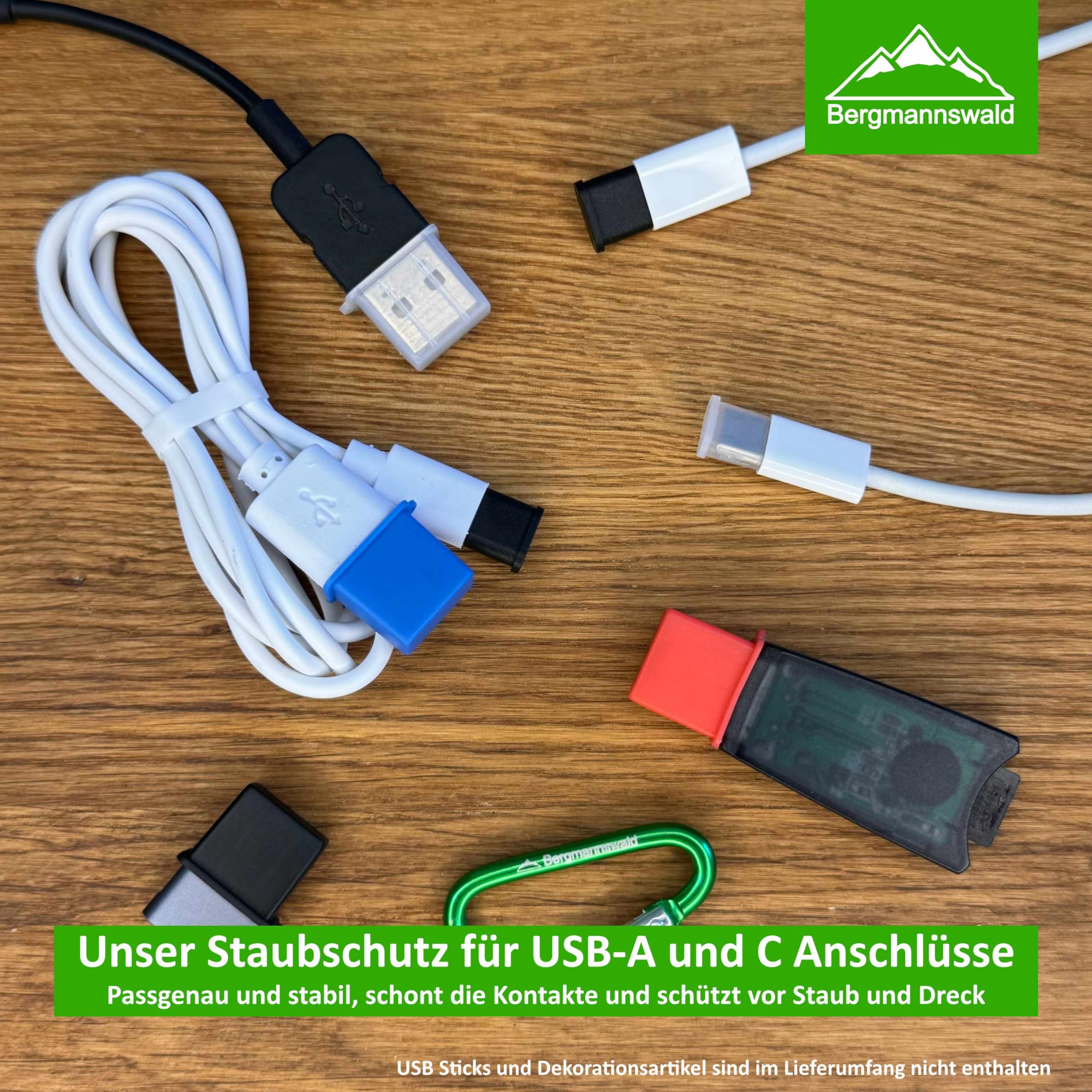 56 tapones antipolvo para USB C, USB A, HDMI, tapón antipolvo para smartphone, tableta, PC, discos duros, portátiles y cables, tipo C, tapones antipolvo
