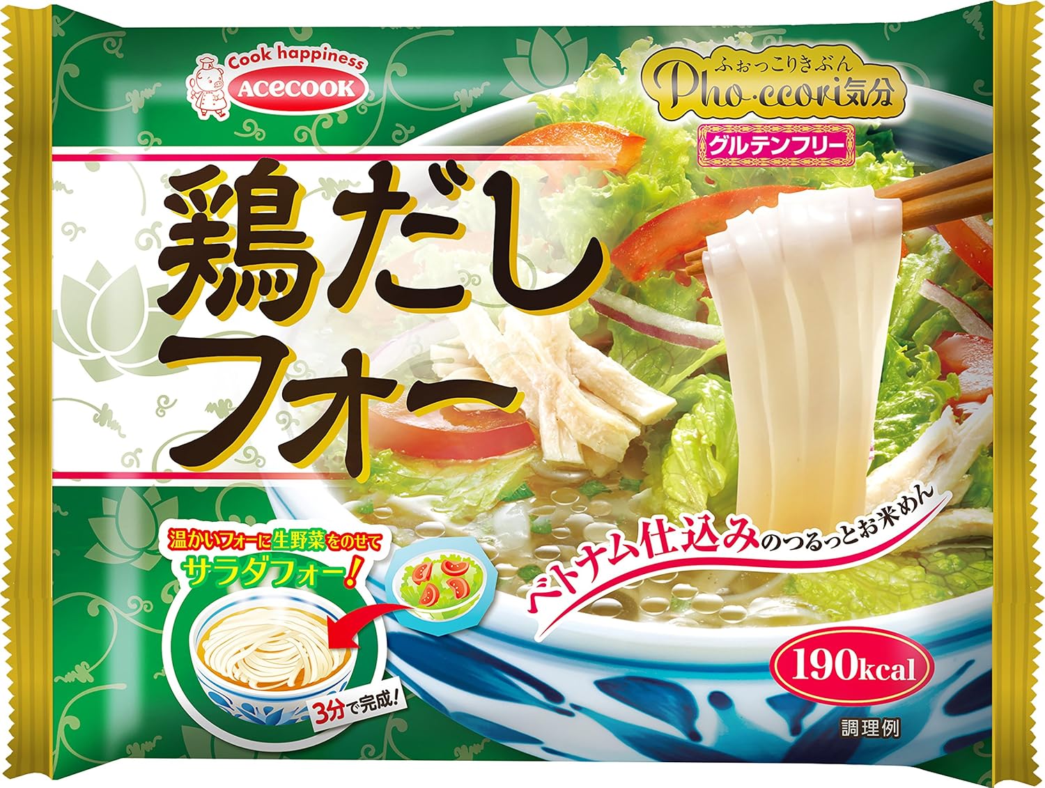 Amazon エースコックpho Ccori気分鶏だしフォー 袋 50g 10個 エースコック ライスヌードル 通販