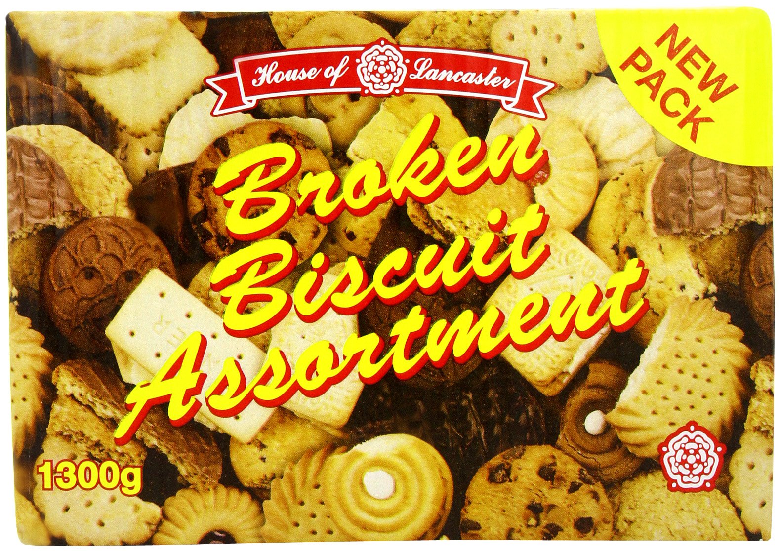 House Of Lancaster Broken Assortment Biscuits, 4 x 1300g