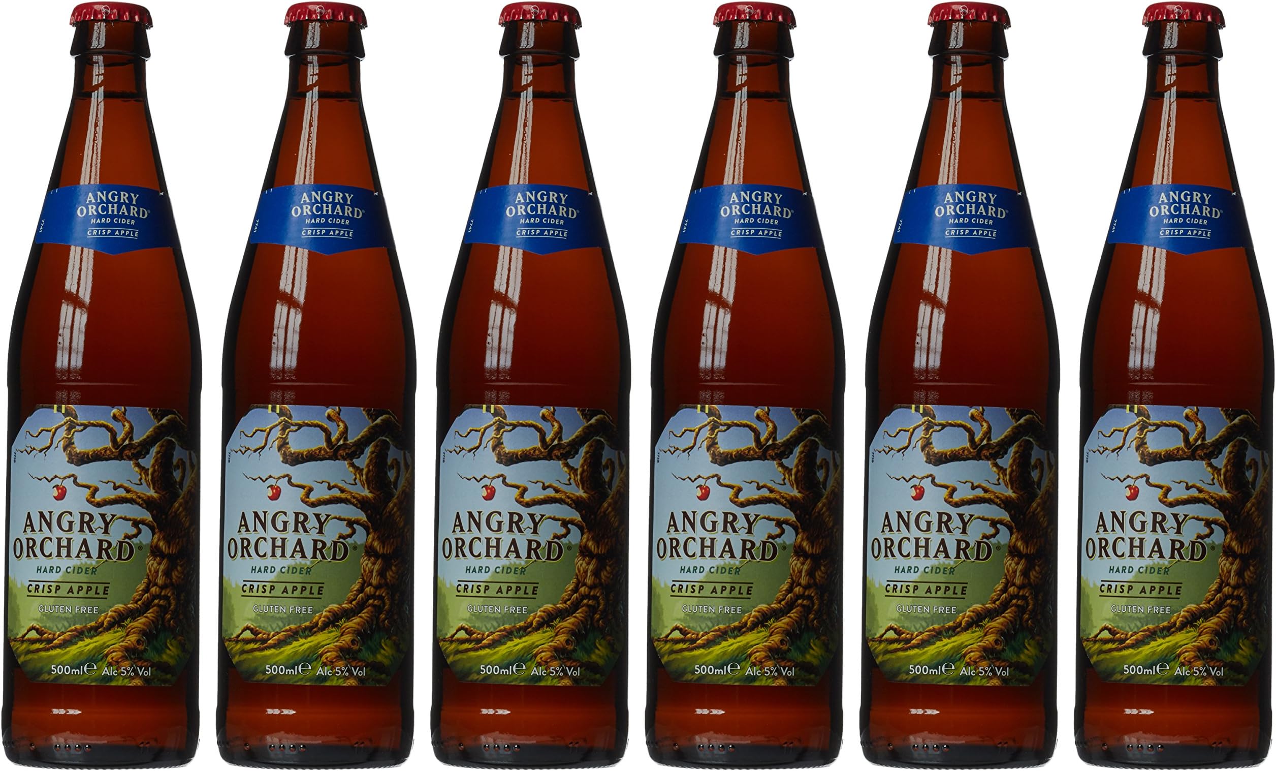 Angry Orchard Crisp Apple Cider, 6 x 500 ml