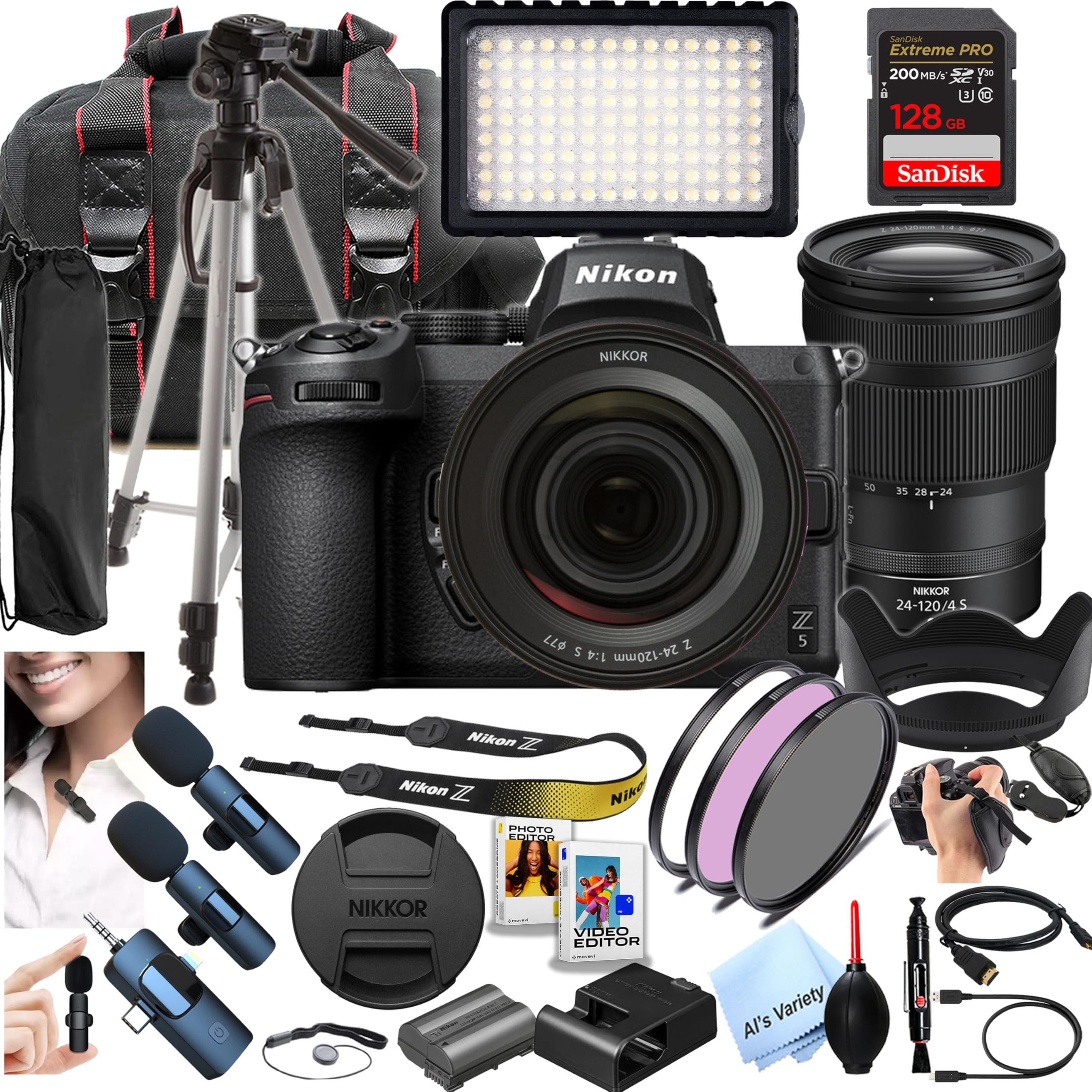 Amazon.com : Nikon Z5 Mirrorless Digital Camera 24.3MP,Z 24-120mm