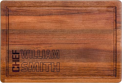 Miniatura 4 de Chef Board for Christmas Gift Personalized Cutting Board or Charcuterie Board Men Gifts for Christmas Gift for Women Dad Father Grandpa Him Friend
