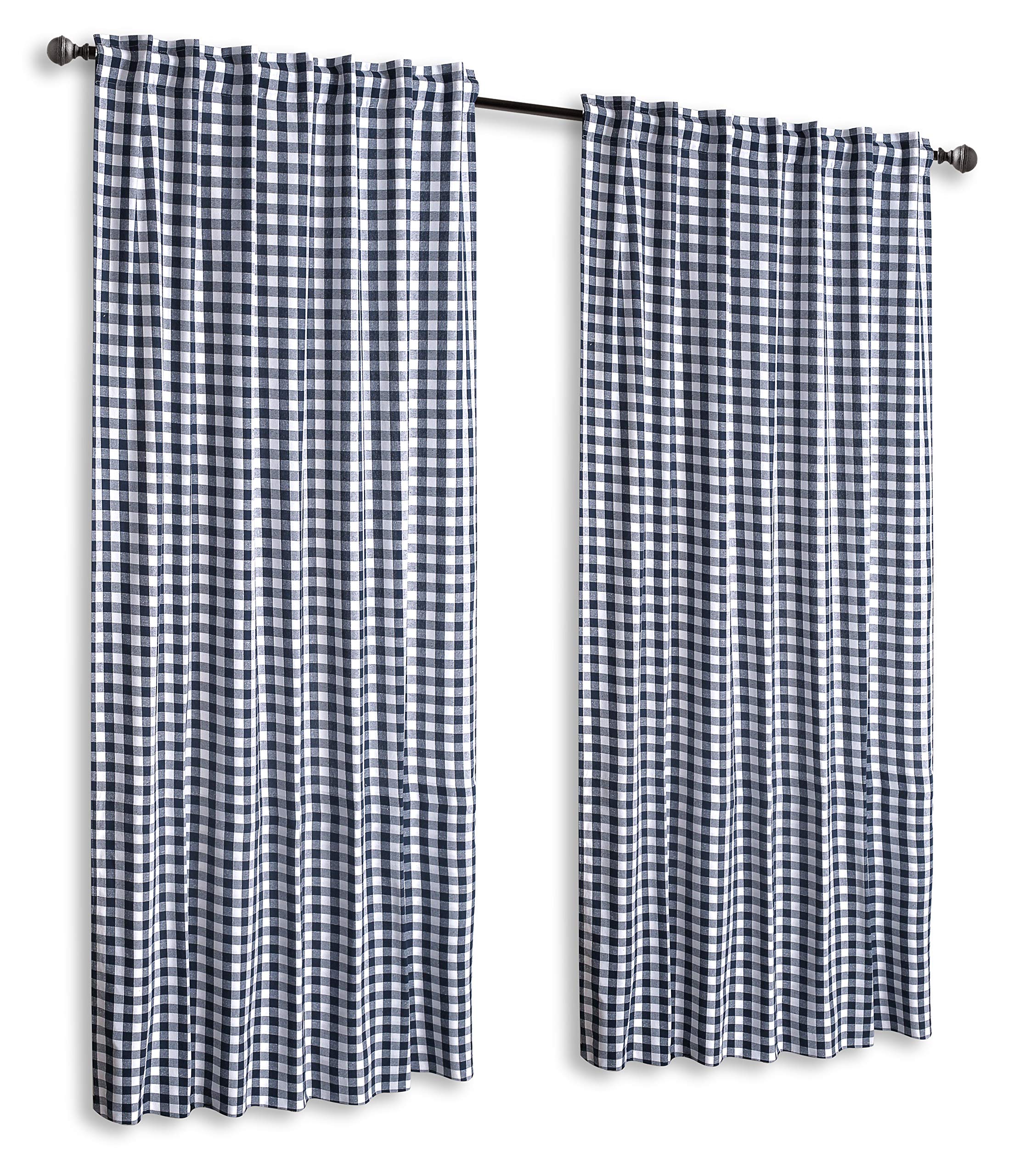 Blue Plaid Curtains Curtains & Drapes 2023