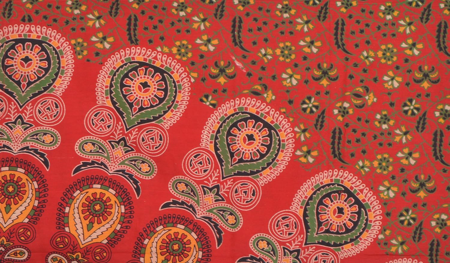 New Queen Indian Medallion Cotton Peacock Mandala badmeri Duvet Cover-Hippie Bohemian Doona Set-Queen Urban Duvet Blanket Cover Bedspread Bedding Comforter Cover with 2 Pillow Cover