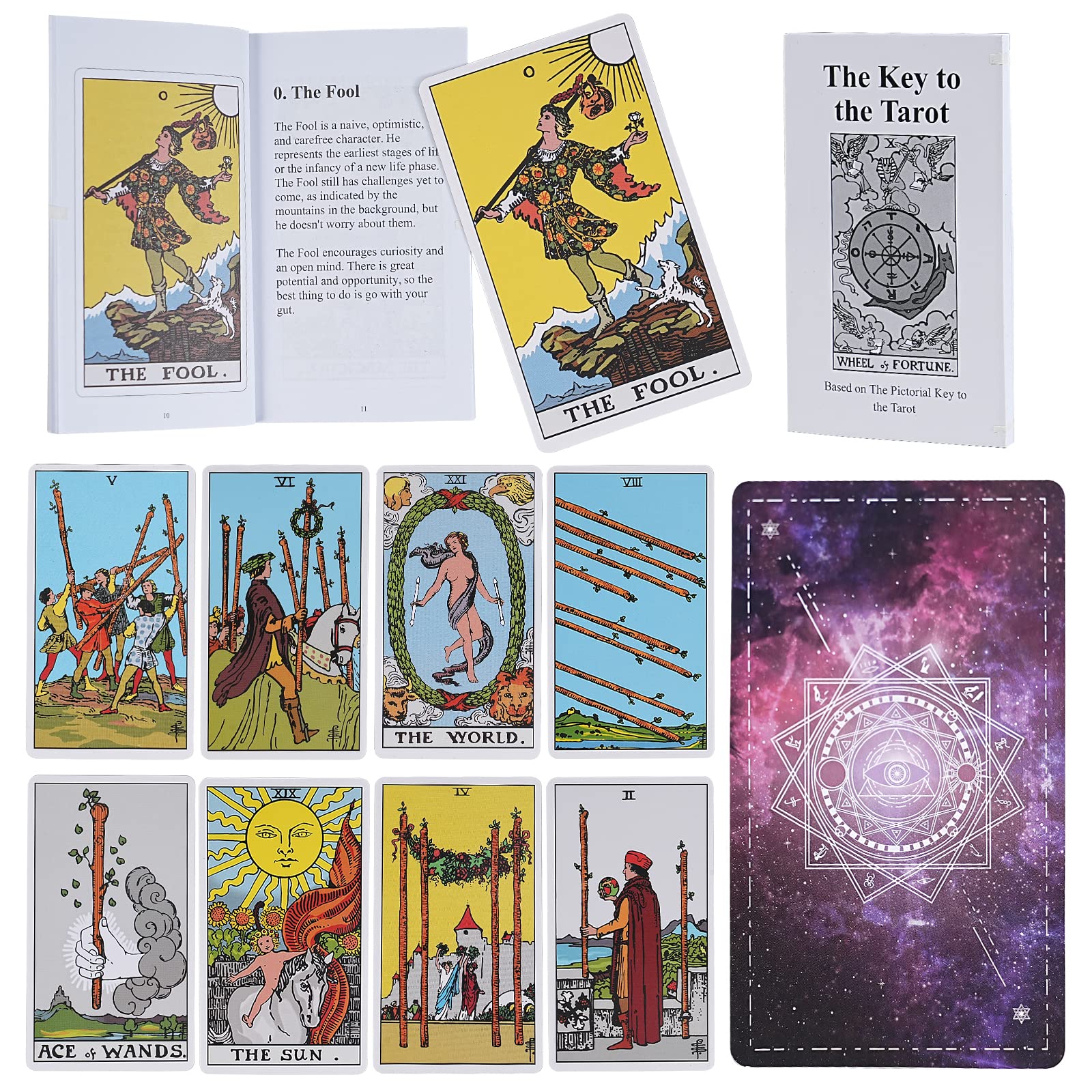 OraclePath™ – Traditionele Tarot Kaartenset – Mystieke 78-Delige Deck