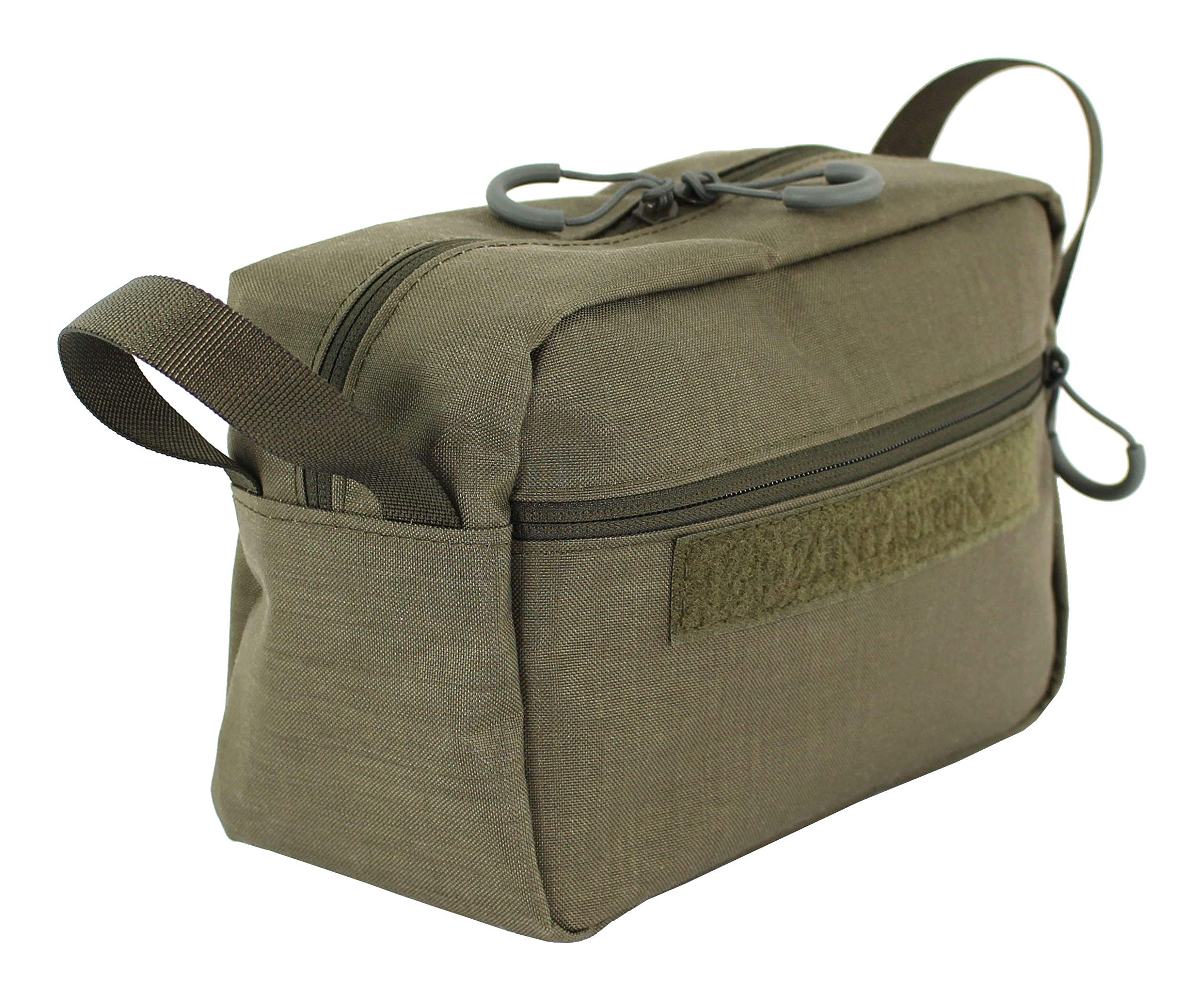 Zentauron Kulturtasche I Taktische Kulturtasche aus hochwertigem Cordura mit 3L Volumen I Reise Camping Waschtasche Kosmetiktasche Herren & Damen I Kulturbeutel zum Aufhängen