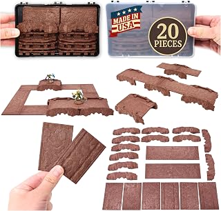 Dirt Cheap Dungeons - Cavern Rock Bridges Kit | Modular & Customizable | Injection-Molded for Superior Durability | TTRPG Accessories for D&D, Daggerheart, & Tabletop Gaming