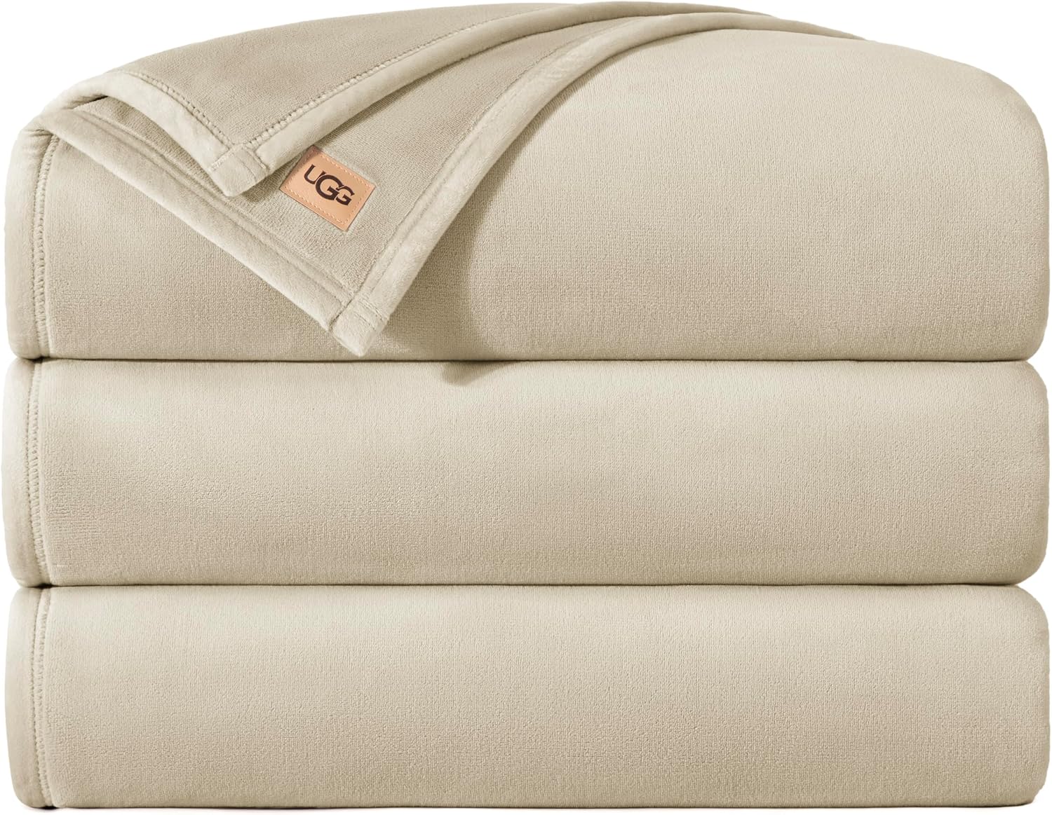 UGG Coco King Bed Blanket, Cozy Fleece, 110" x 92", Shoreline (Shoreline)